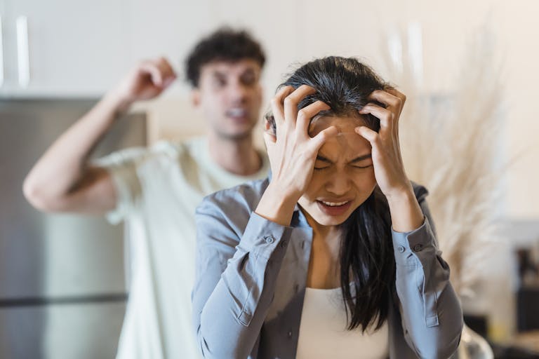 A Couple Having an Argument